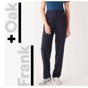 Frank and Oak Jane Navy Blue Straight Leg Pants Size 4